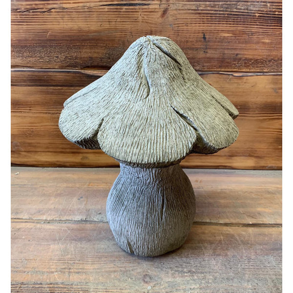 Brambly Cottage Kunal Stone Garden Traditional Large Toadstool Mushroom